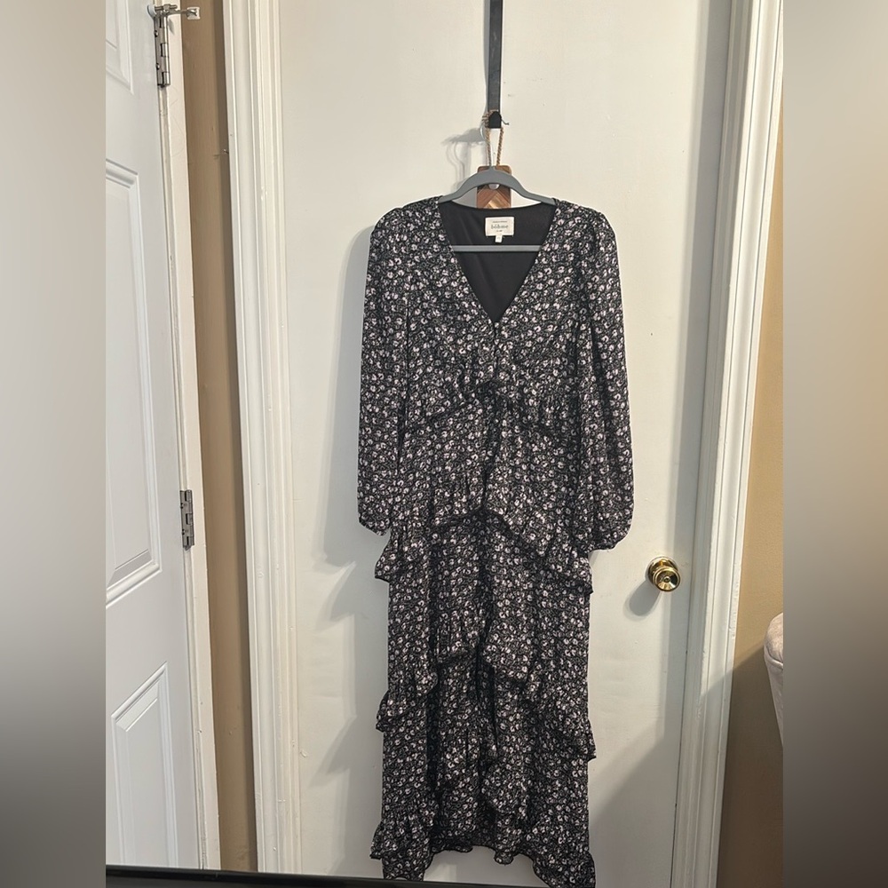Beautiful Böhme ruffle Maxi Dress sz XS
